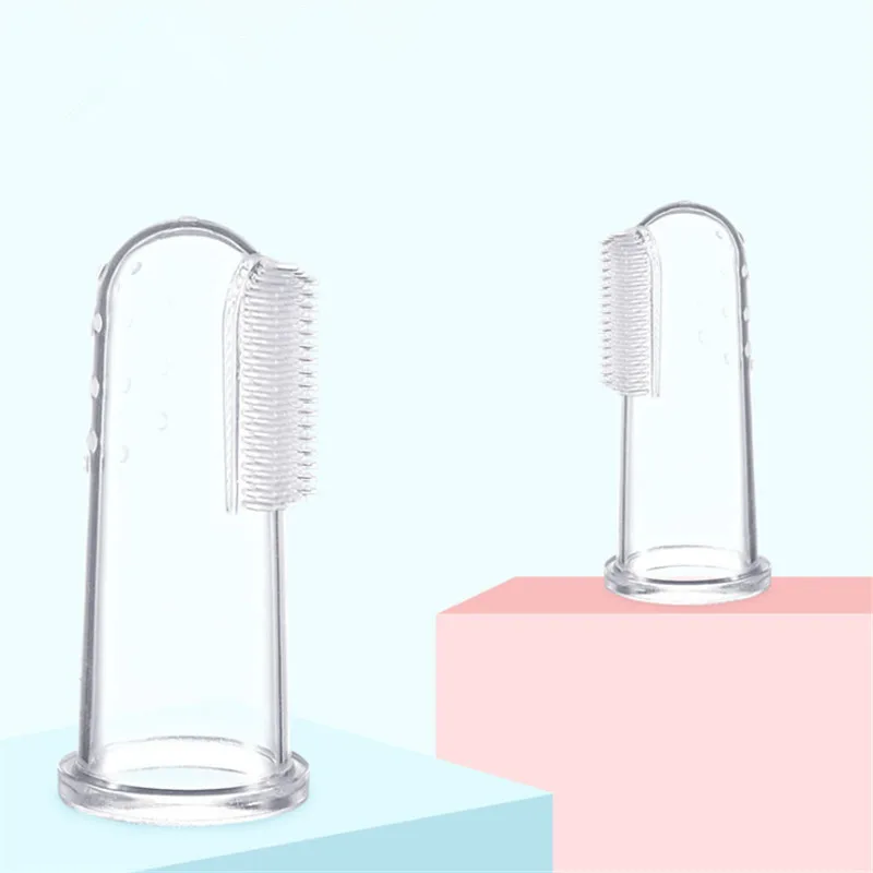 10 шт. Силиконовая зубная щетка Детская для чистки зубов Мягкая младенцев