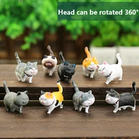 360%c2%b0 cute mini pvc animal miniatures japanese bell cat doll figures toy creative handicraft ornaments home decoration crafts