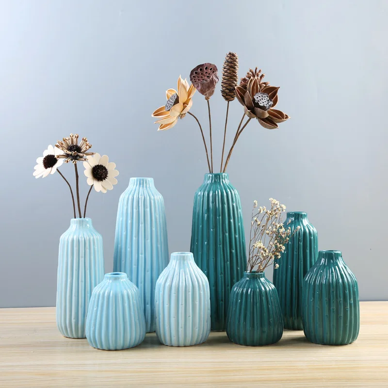 

Northern European-Style Ceramic Hipster Vase Grow in Water Epipremnum Aureum Porcelain Mini Desk Living Room Dry Flower Ornament