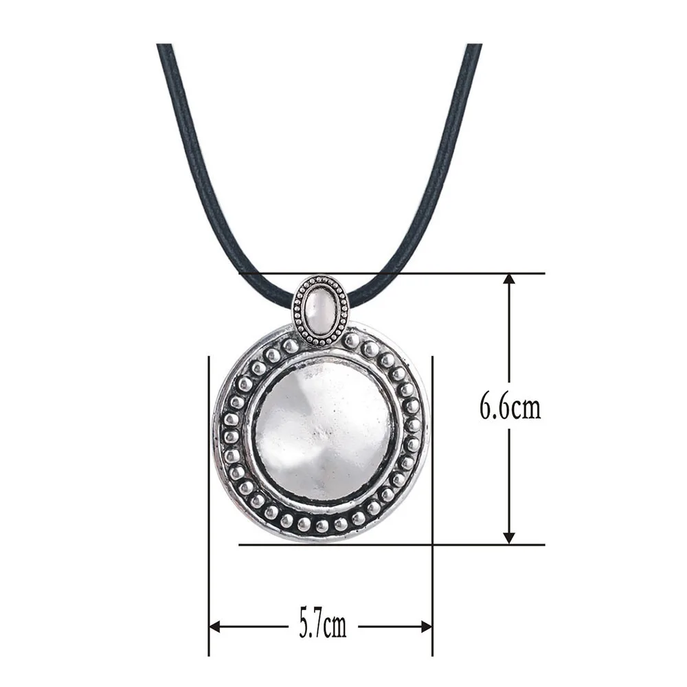 Женское колье-чокер в стиле панк ожерелье макси большие круглые металлические