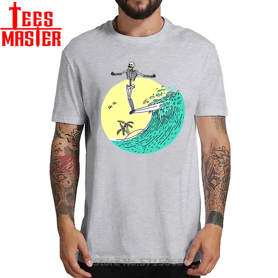Surf surfnose Футболка Череп Иисуса Surfer серфинга футболки хоррор с принтом в виде