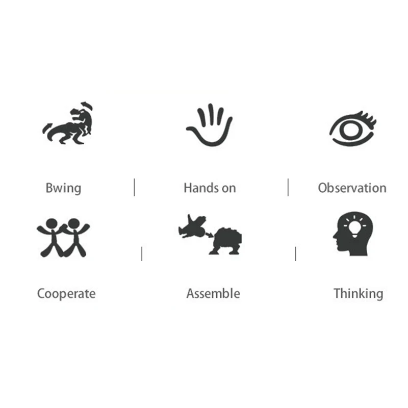 

Dinosaur Assemble Building Toy Boy Action Play Figure Animal Transform Model Jurassic Park Dragon