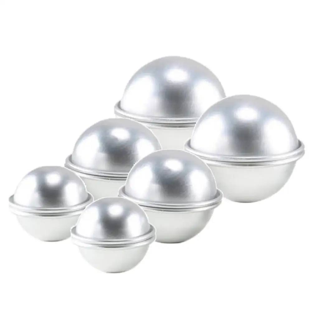 

6pcs Bath Bomb Molds Kitchen Household Homemade Dessert Mold Baking Tools Bath Bomb Molds