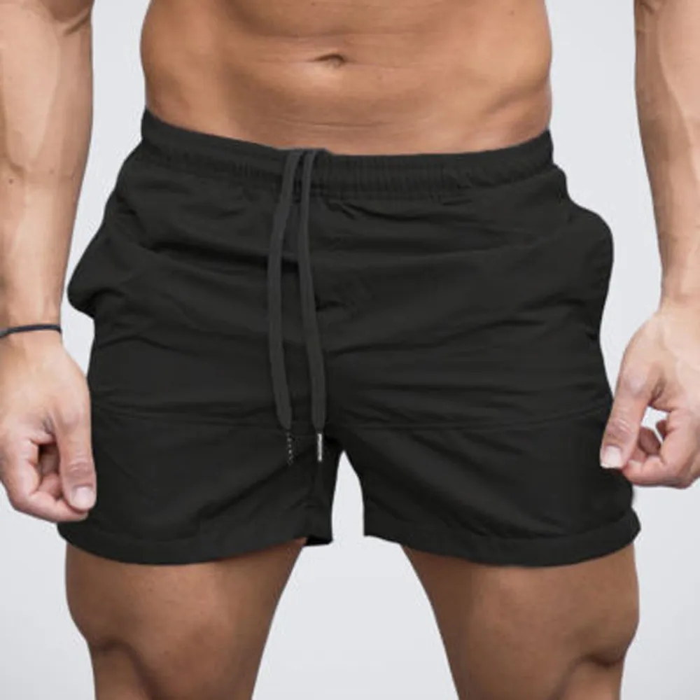 Sports Men Gym Casual Jogging Elasticated Waist Shorts Pants Trousers Straight soft running basketball Beach Sport | Спорт и