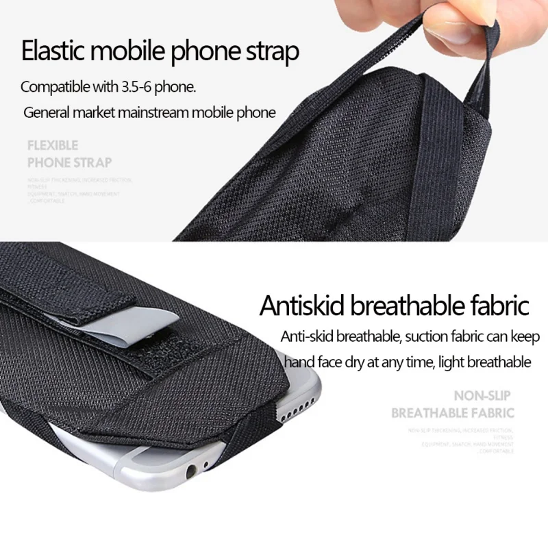 

Simple Style Running Men Women Hand Bags For Phone Money Keys Outdoor Sports Arm Package Bag