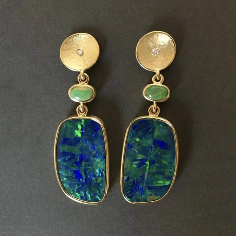 

2020 New Vintage Ear Long Dangle Drop Earrings for Women Fashion Ethnic Jewelry Accessories Bohemian Earrings Gifts