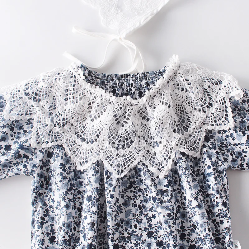 Боди для девочек одежда ползания новорожденных с мелкими фрагментами может