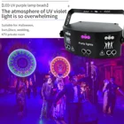 15 глаз DMX512 RGB диско светильник DJ светодиодный стробоскосветильник ционное управление лазерный сценический прожектор лампа для KTV хэллоуивечерние НКИ