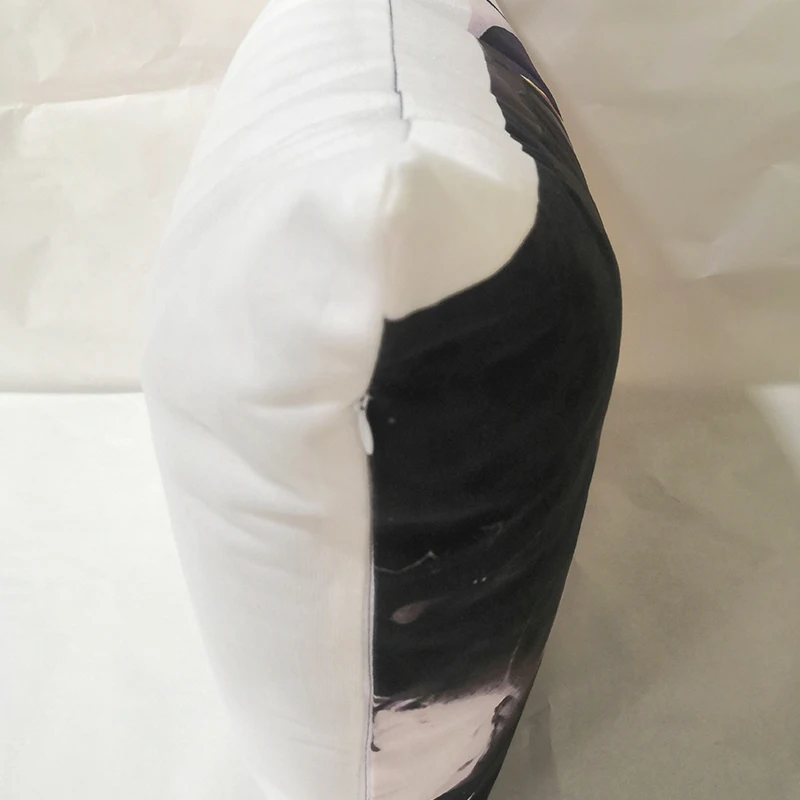 Полосатая клетчатая короткая плюшевая наволочка домашний тканевый чехол на