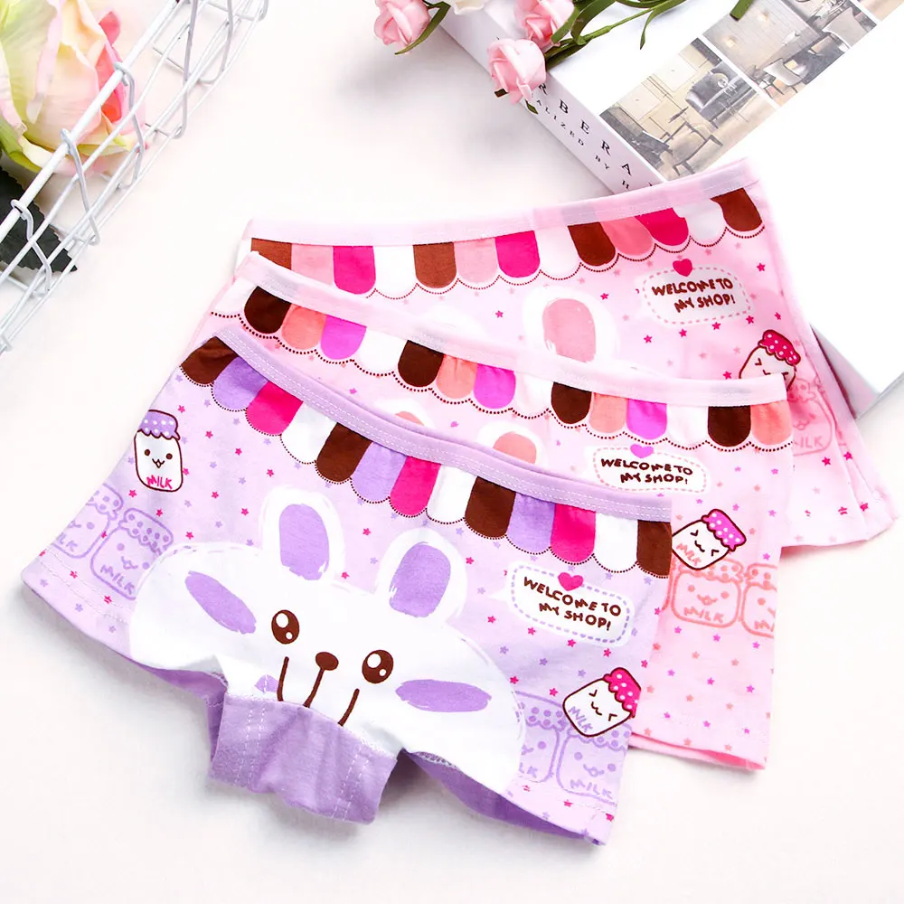 1 шт. Детские хлопковые трусы новые модные боксеры с мультяшным принтом для