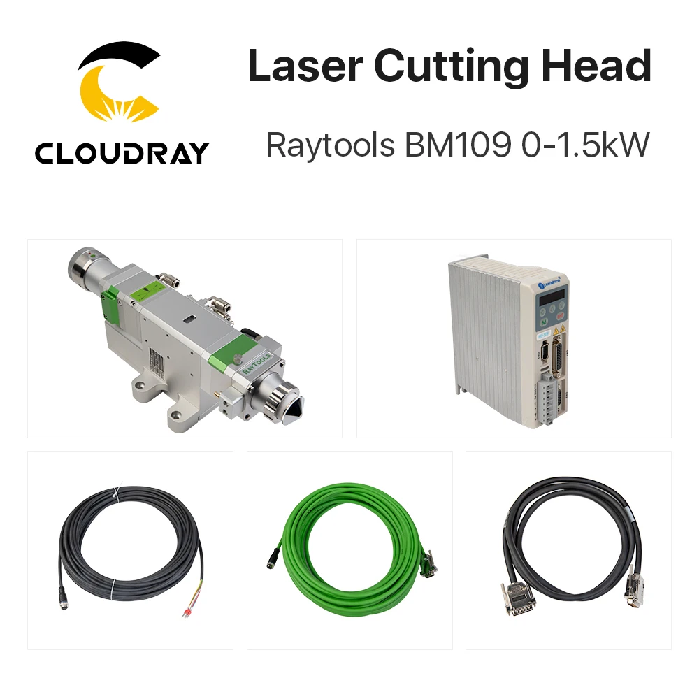 Raytools BM109 0-1.5kW автоматическая фокусировка волоконная Лазерная режущая головка для резки металла