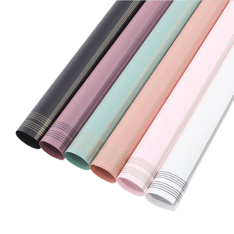 5 шт./упак. в полоску цветок подарочная оберточная Бумага для скрапбукинга