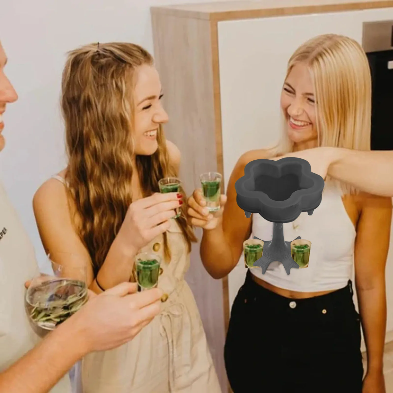 Быстрое наполнение для вечерние Артефакт вина дозатор 5 выстрелов держатель