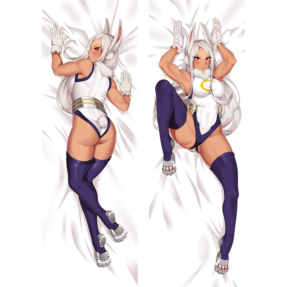 

Anime Hero Academia rabbit Mirko Dakimakura Hugging Body Pillow Case Custom DIY Cushion Otaku Male Cosplay Costume Cover