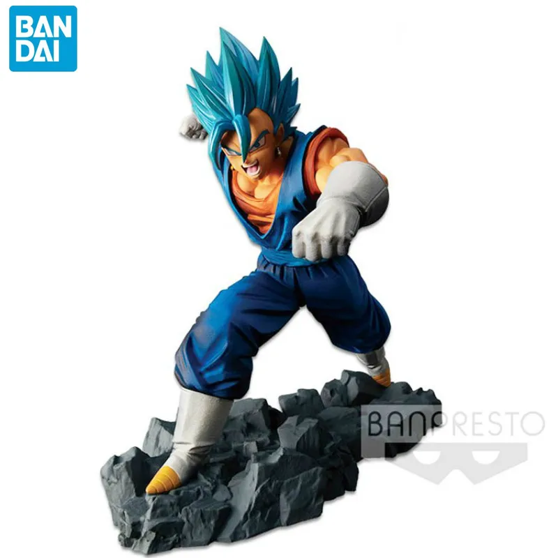 

Bandai Dragon Ball 6Inchsuper Crack Down Super Saiyan Vegetto Action Pvc Collection Model Toy Anime Figure Toys for Kids