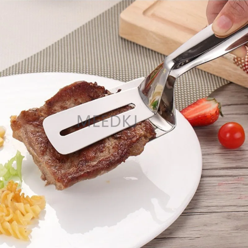 

Multifunctional kitchen household food clip stainless steel steak clip bread clip pancake clip barbecue clip fish shovel tool
