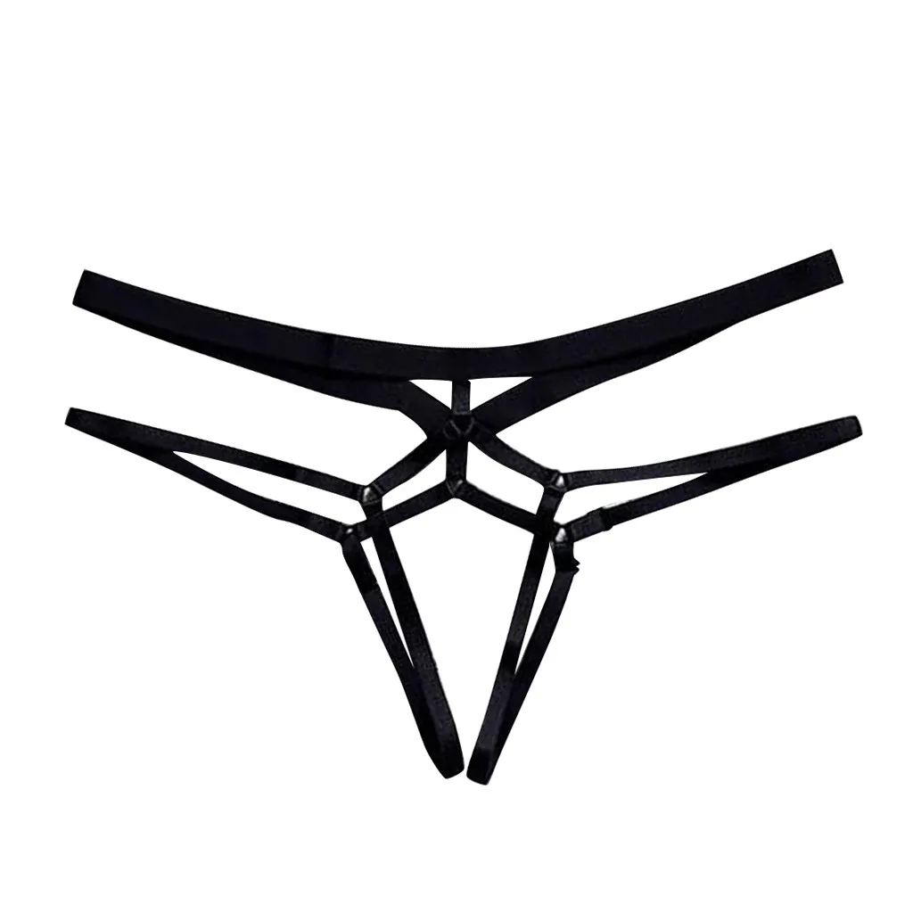 

Women Comfortable And Breathable Underwear Sexy Pantie Strappy Thong Lace Knickers Underpants High Elastic Lingerie lenceria