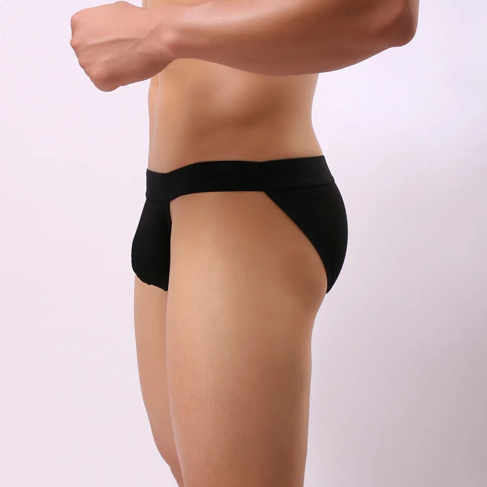 Сексуальное однотонное Мужское нижнее белье из модала хлопковые мужские шорты с