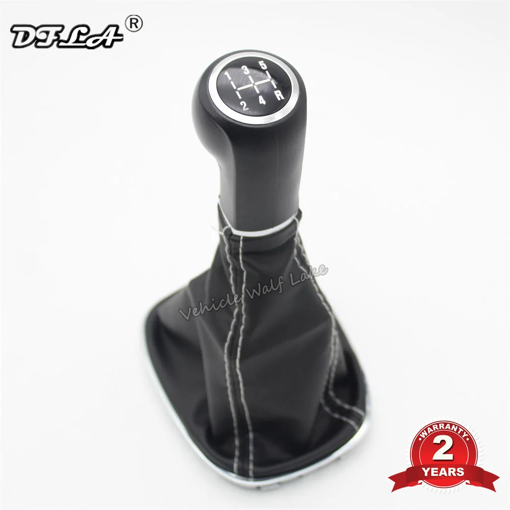 Для OPEL VAUXHALL Astra CORSA D 2006 2007 2008 2009 2010 2011 2012 2013 Новинка года 5/6 Скорость автомобильная ручка переключения передач с кожаные ботинки