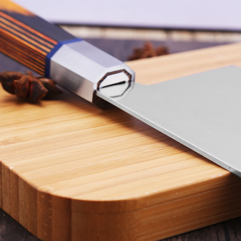 

4Pcs Kitchen Knife Stainless Steel Set Non-Slip Comfortable Wooden Handle 8'' 7'' Cooking Knife Kitchen Tools Accessories Sharp