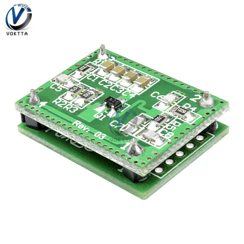 DC 6-40V LV002 Doppler радар-переключатель для СВЧ 8-15M радар-детектор сенсор доска коридора