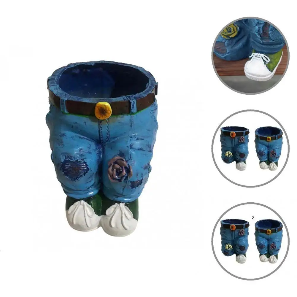 

Stylish Beautiful Garden Green Plant Flowerpot Resin Garden Pot DIY for Office