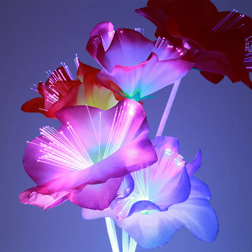 Лампа из оптического волокна светодиодная лампа оптоволокна цветочное