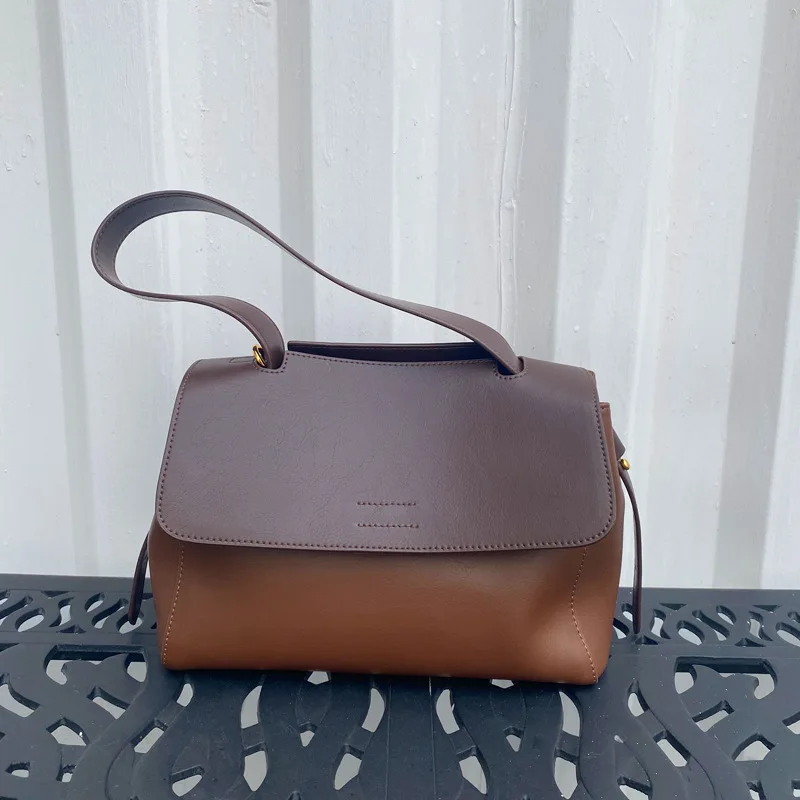 

Сумка на плечо женская из натуральной кожи, саквояж большой вместимости, Роскошный дизайнерский чемоданчик, Подарочный мешок, 2021