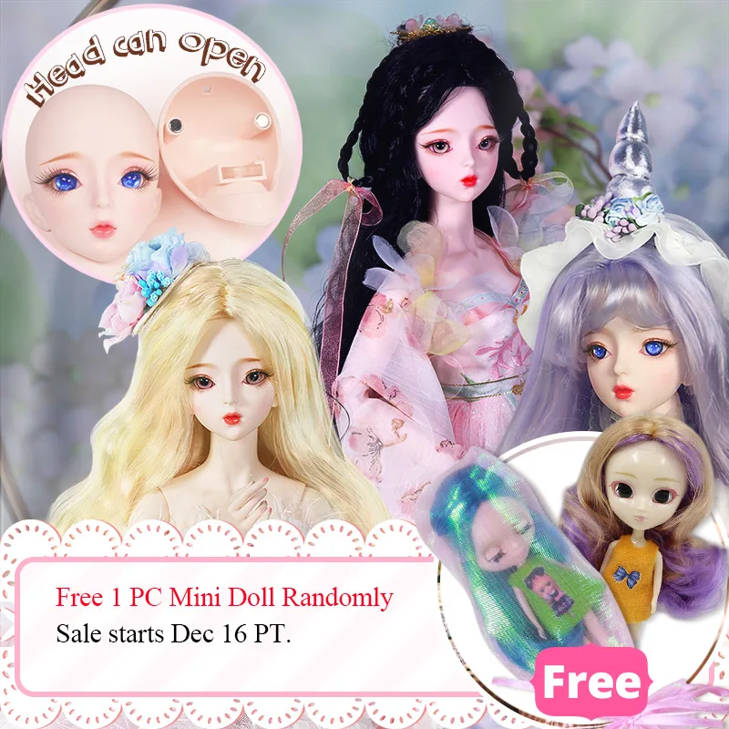 DBS 1/3 BJD кукла для механических соединений тела, включая парик, глаза, одежду, обувь AI YoSD MSD комплект игрушка подарок DC Lai