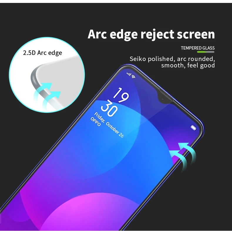 2 упаковки для Xiaomi Redmi 7 7A закаленное стекло 9H 2.5D Взрывозащищенная защитная пленка