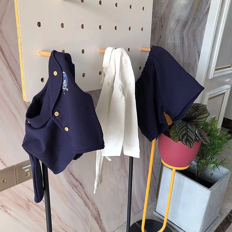 Коллекция 2019 года зимняя детская одежда в испанском стиле куртки и рубашки штаны