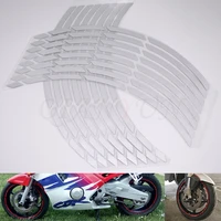 universal 17 18 19 car motorcycle tire sticker reflective strip tape decal for yamaha yzf r1 r6 r6s yzfr25 yzf r3 yzf r125 r5
