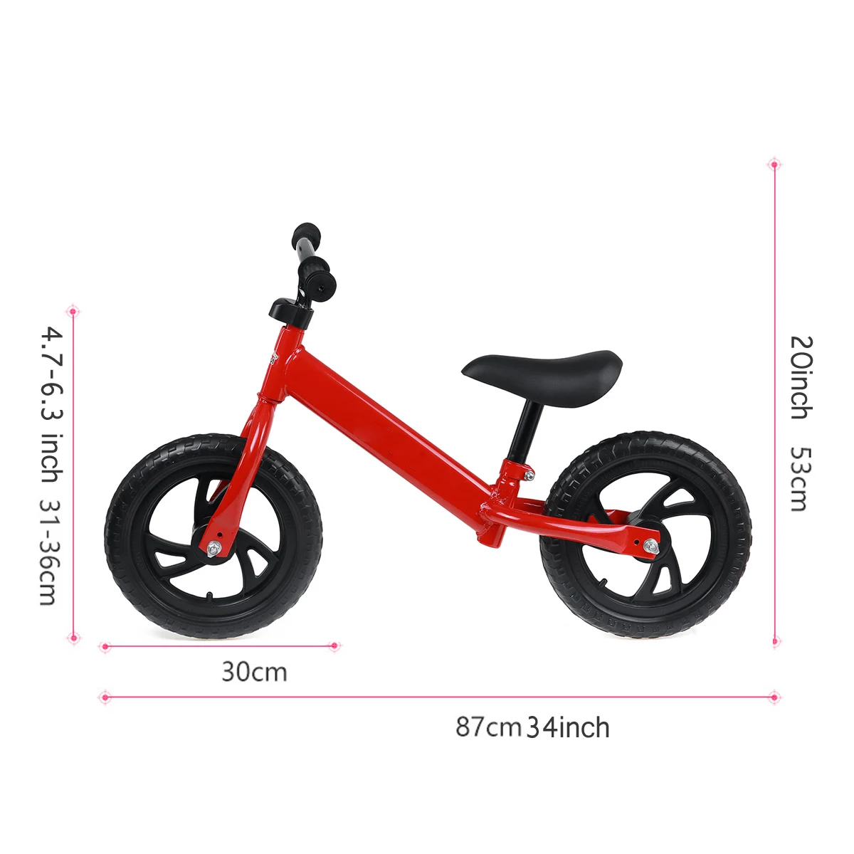

Kids Balance Bike Walker Children Scooter Bicycle Kids Ride on Toy Two Wheel Scooter No Foot Pedal for 2-6 years old Children
