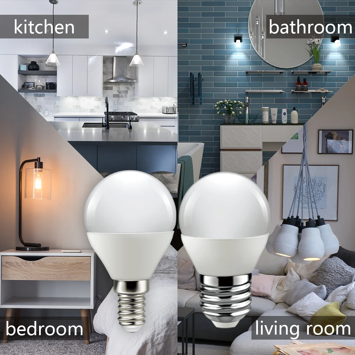 

6pcs/Lot LED Bulb for Home Decoration Office G45 5W 7W E14 E27 3000K 6000K Lampada 220V-240V Lamp Bombillas