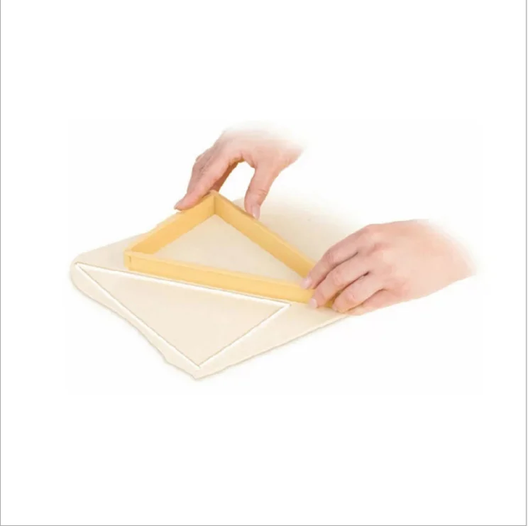 Baking Pastry Tools Plastic Croissant Cutter Mold Roll Maker Machine Bread Line Mould Dough Sheet Kitchen Gadgets | Дом и сад