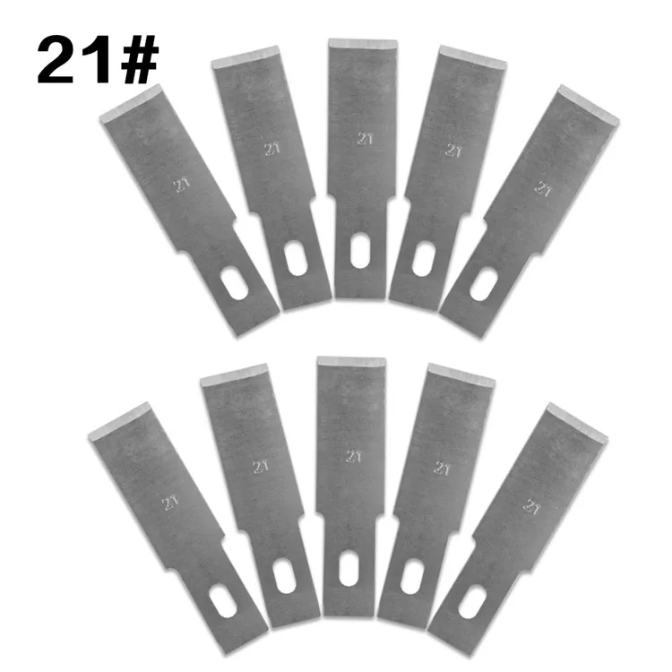 

10 Pcs One Lot Surgical Scalpel Repair Phone Paper Cut Multifunction Knife Blade Replacement