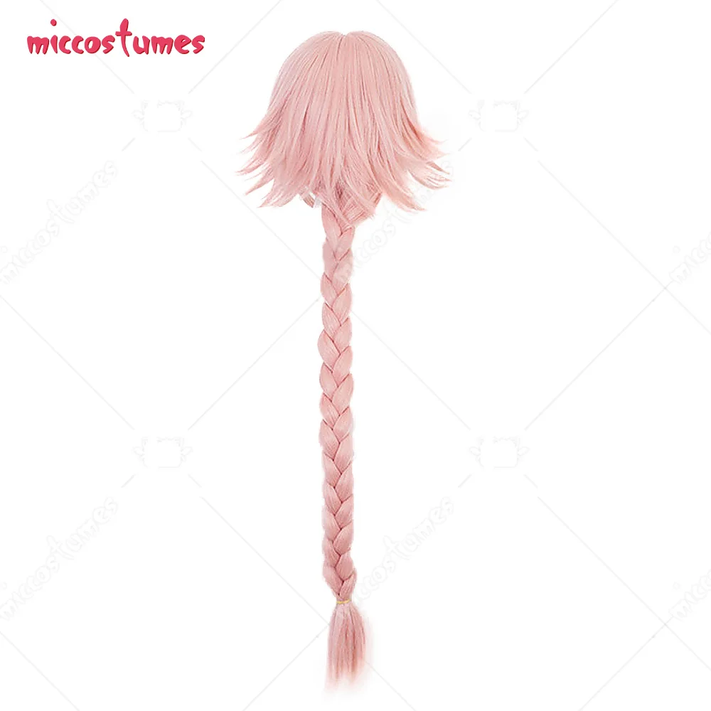 

Fate Apocrypha Astolfo Pink White Mixed Long Braid Cosplay Wig