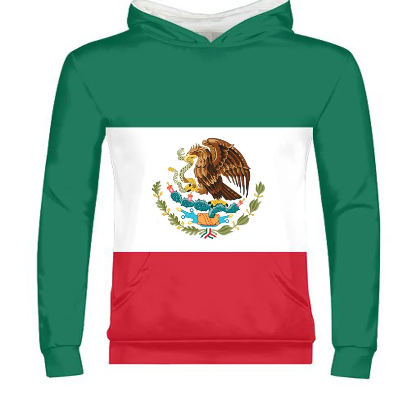 Соединенные Штаты Мехико мужской индивидуальный номер mex молния толстовка Национальный флаг mx испанский мексиканский печати фото одежда - Цвет: 1002