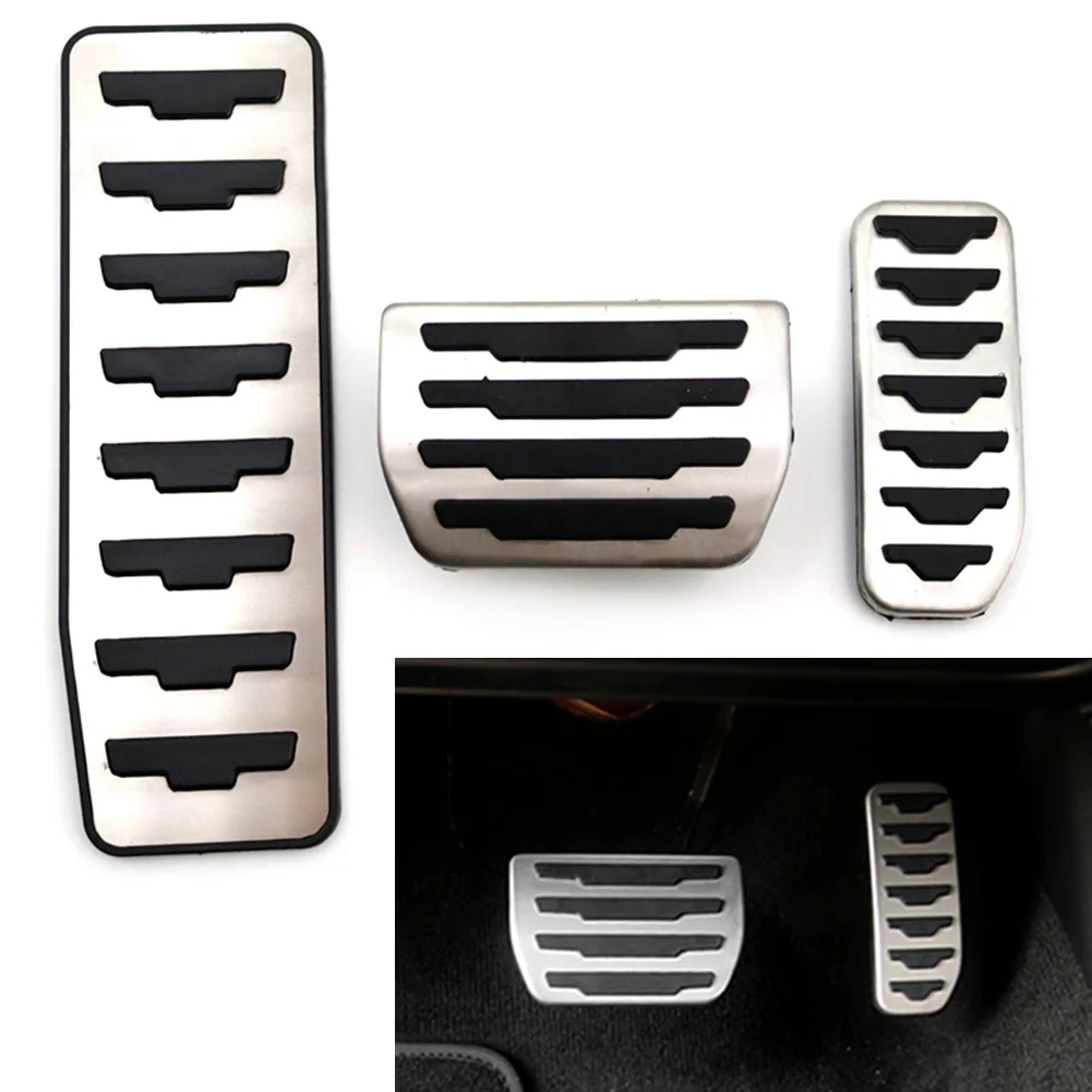 

Крышка педали тормоза газа для автомобиля, 3 шт., для Jaguar XF XE F-PACE для Land Rover Range Evoque Sport LHD