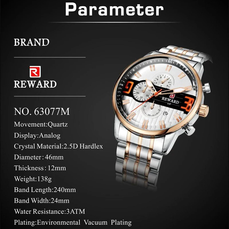 Watch Men Top Brand Luxury Men's Analog Clock Chronograph Military Sports Watches Male Full Steel Quartz Wristwatch Mens | Мужские