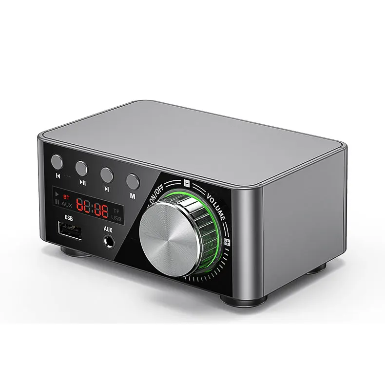 2x50 Вт TPA3116 Класс D bluetooth 5,0 HIFI стерео усилитель HIFI поддержка USB TF карты RCA AUX USB палка MP3