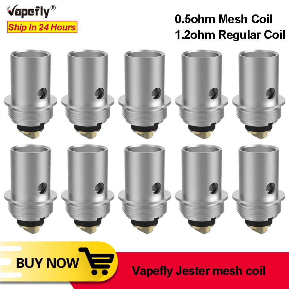 5/10 шт. Vapefly Шут сетки vape катушки 0.5ohm 1.2ohm Штатная катушка для Pod испаритель комплект