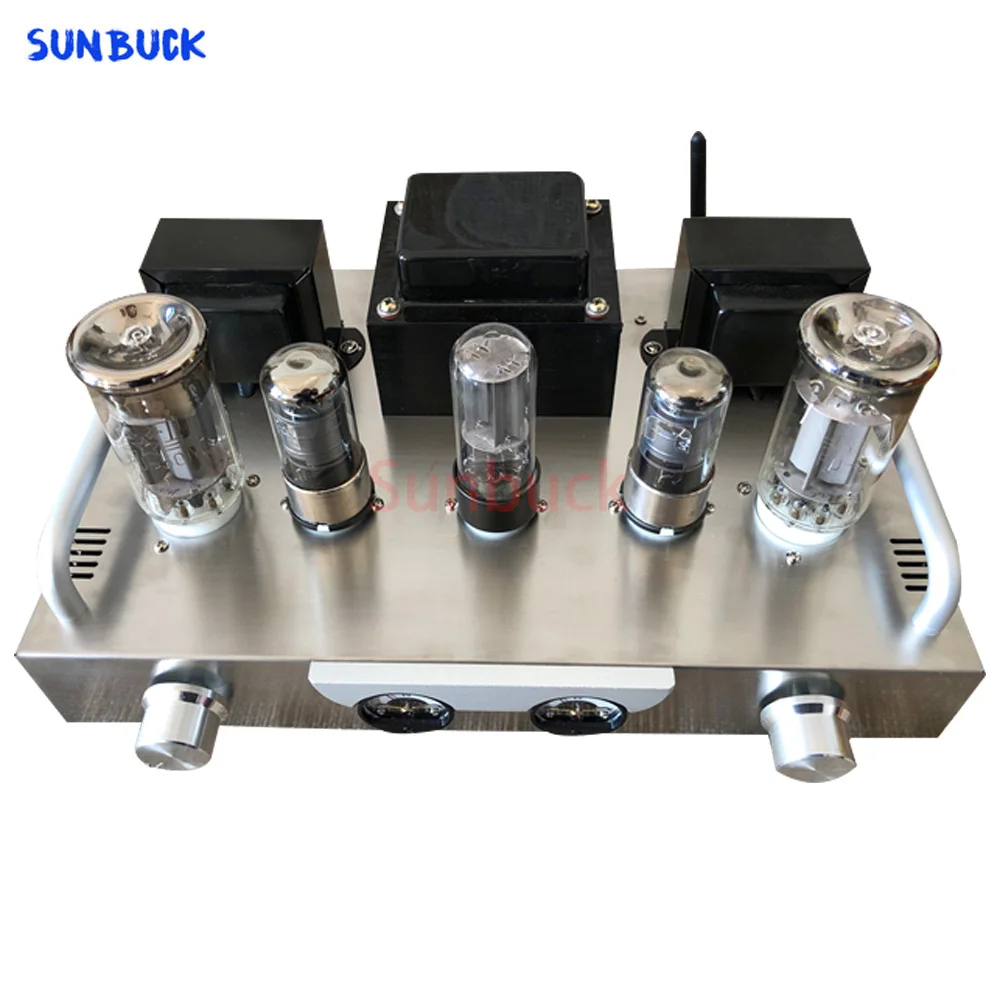 Sunbuck маленький 300B 6J8P FU50 5U4C ламповый усилитель звука мощности аудио DIY kit с дисплеем