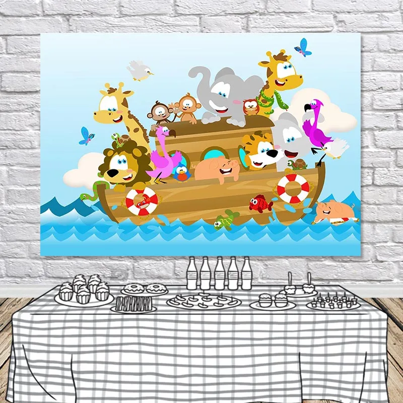 Виниловый фон для фотосъемки с изображением ковчега Ноя | Электроника