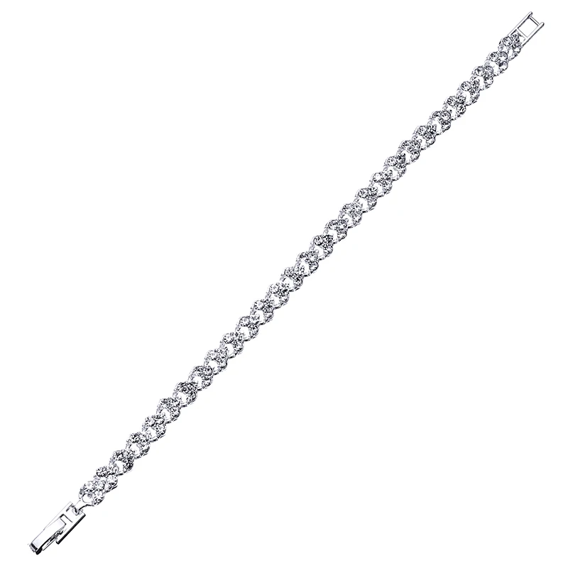 Хрустальный Браслет для женщин pulseira feminina модный роскошный амулетный браслет со