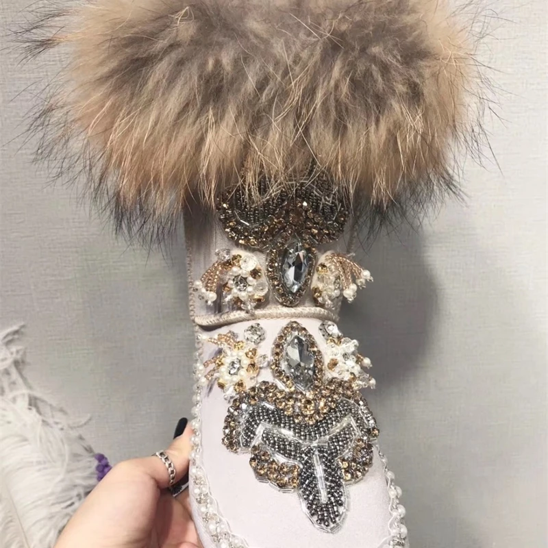 2019 зимние тяжелой промышленности Стразы супер флэш памяти класса люкс пышный