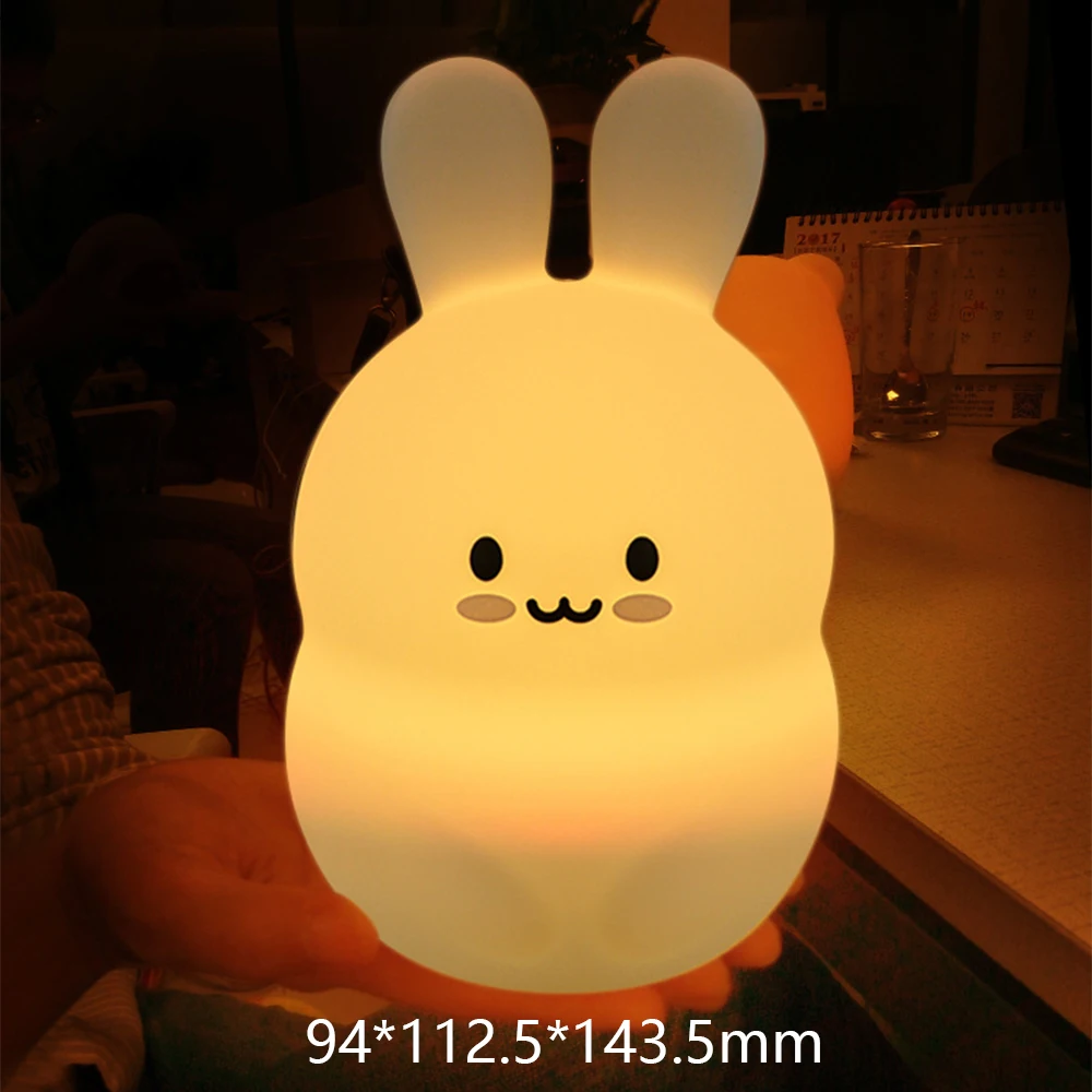 

Детская силиконовая Сенсор светодиодный Ночной светильник сенсорный ПЭТ светильник Цвет Фул Цвет Изменение лампа силиконовая лампа Спаль...