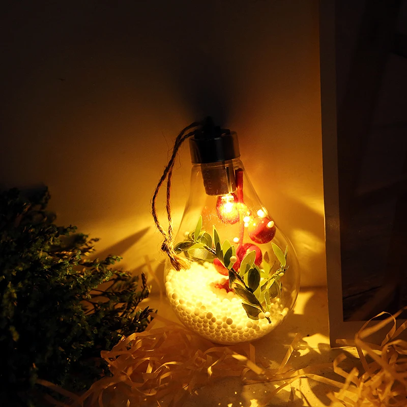 Утолщённой меховой опушкой luces светодиодный decoracion Рождество освещение украшения