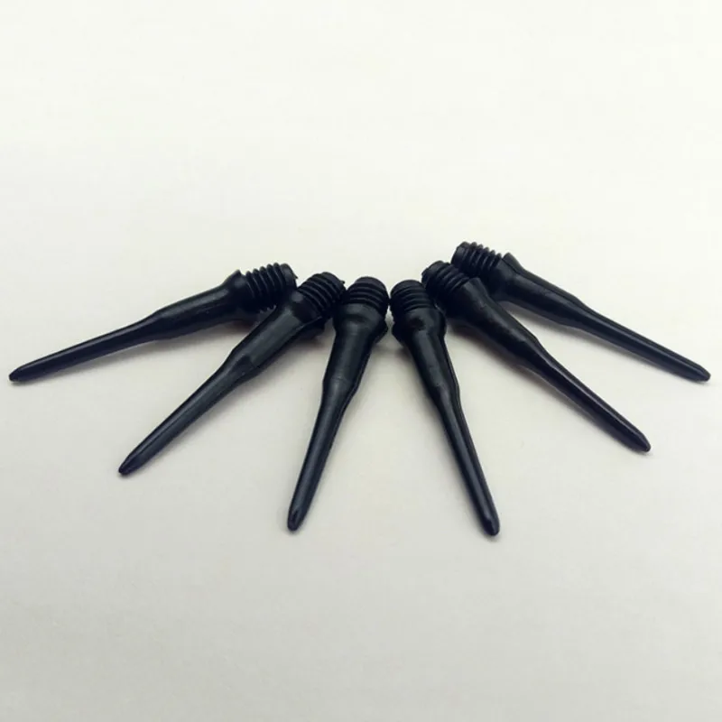 

100Pcs 27mm Black Darts Shafts Soft Tips Pipe Professional Plastic Thread Replacement Accessories Gadgets For Darts Gaming