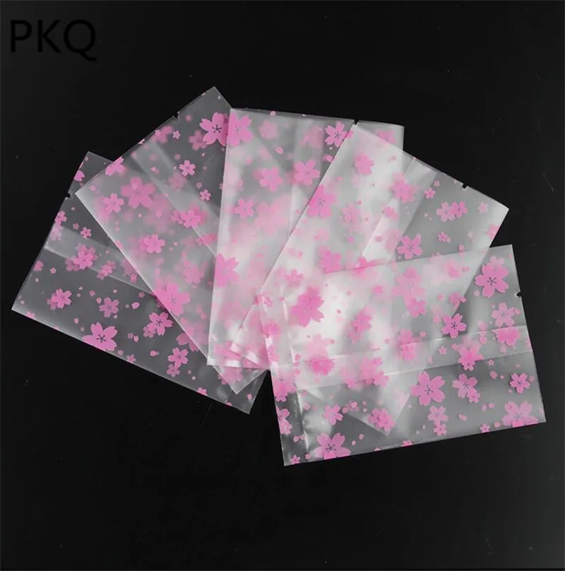 100 шт./лот упаковочная машина в белый горошек пластиковая сумка для печенья